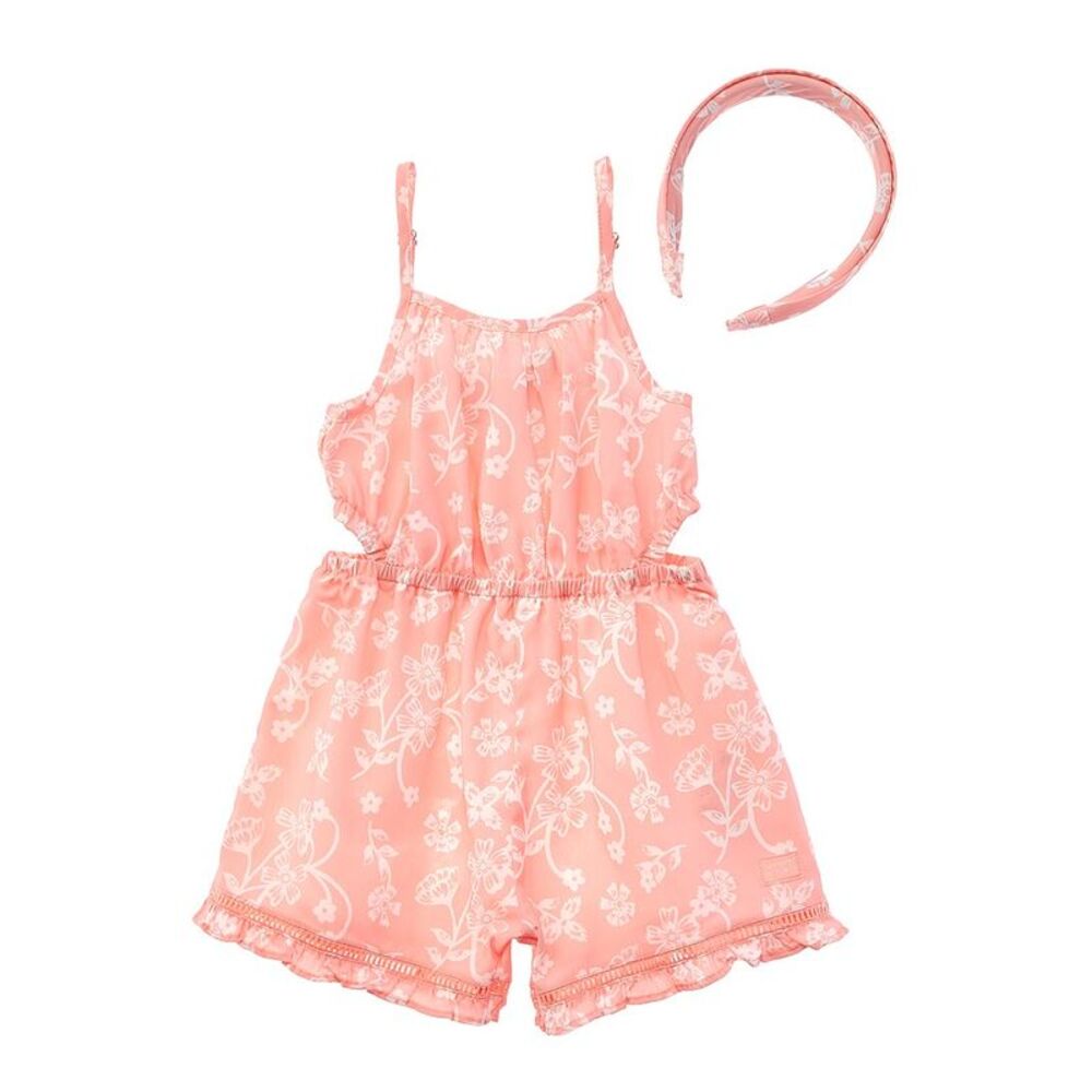 Scotch & Soda Girls  2Pc Romper & Headband Set